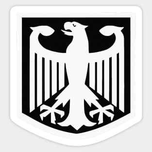 German Eagle (in negative for black tees) Sticker